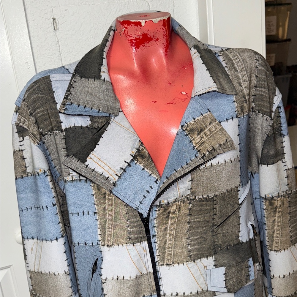 Norma Kamali patchwork jacket - image 2